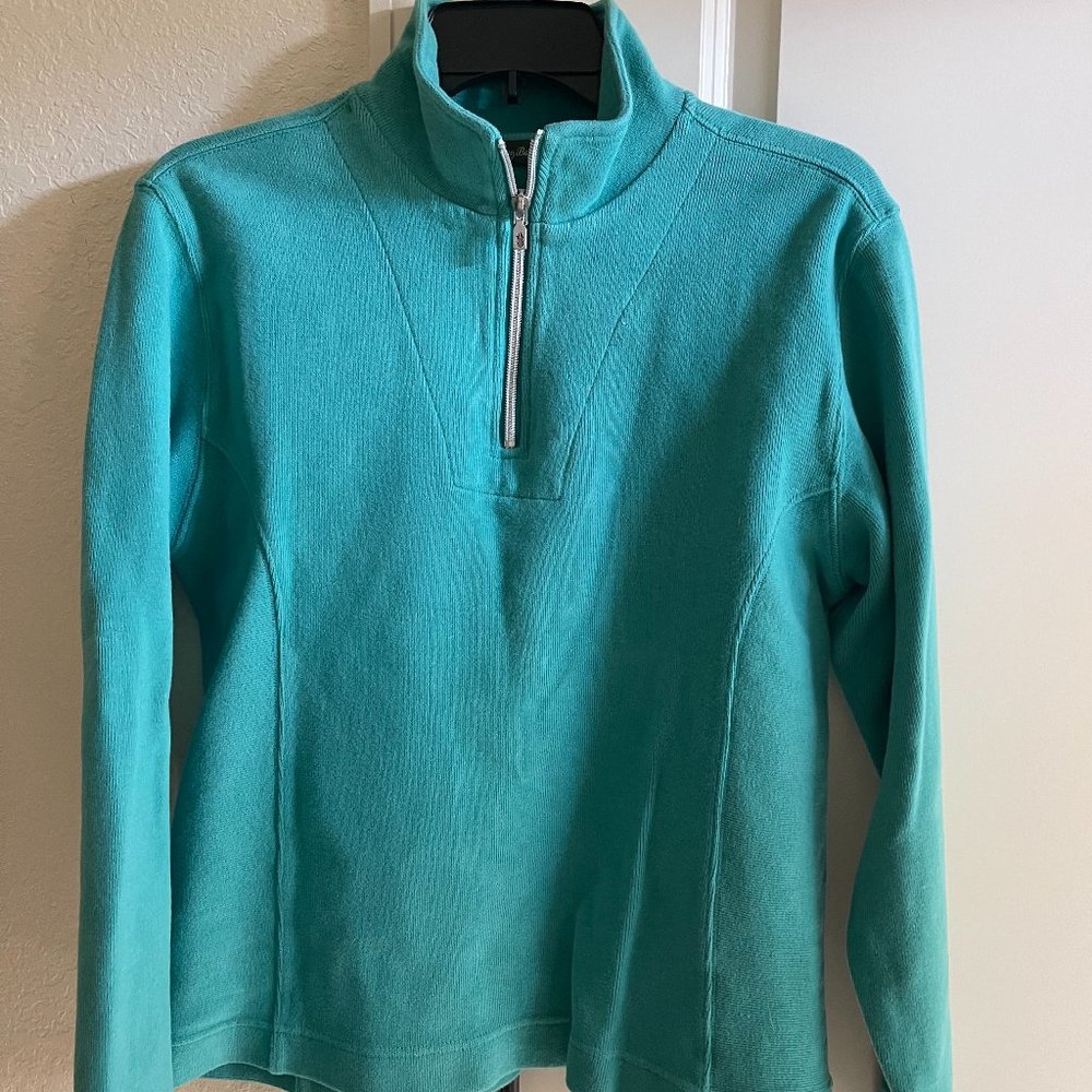Tommy Bahama quarter zip pullover, size small, women's